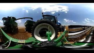 360 video: Wheat Harvest