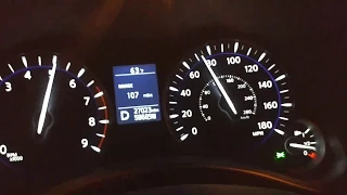 Infiniti Q70L 5.6 top speed run