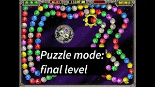 {Zuma Deluxe} Puzzle mode by Iam: Final level