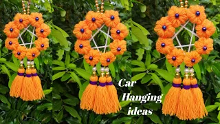 How To Make Mini Dream Catcher || Old bangles Reuse Idea || Woolen craft ideas