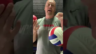 Juggling with volleyball