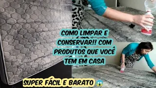 COMO LIMPAR COLCHÃO ENCARDIDO SEM ÁCAROS MANCHAS E ODORES SEU COLCHÃO NOVO DE NOVO