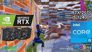 Intel i5-12400f | RTX 2070 | Benchmark | Fortnite chapter 5 season 1 | Performance mode