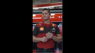 Ferrari's Hot Mechanic pranking Charles Leclerc & Carlos Sainz