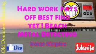 Beach Metal Detecting Finds Gold using Nokta Simplex