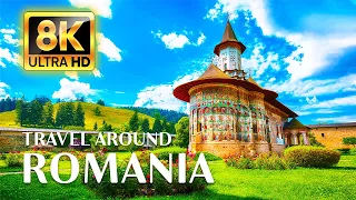 ROMANIA 8K - Relaxing Music And Beautiful Scenery Video in 8K ULTRA HD