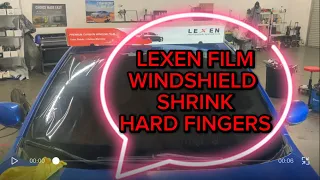 Lexen film Shrink windshield /trouble shooting/ tutorial subaru window tinting