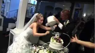 Bloody Cake Smash // Brawl between bride and groom