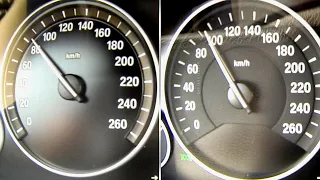 2012 BMW 520d vs 2013 BMW 320d | Acceleration Comparison