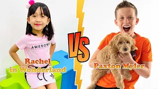 Paxton Myler (Ninja Kids Tv) VS Rachel in Wonderland Stunning Transformation ⭐ From Baby To Now