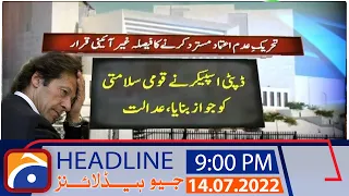 Geo News Headlines 9 PM | 14 July 2022