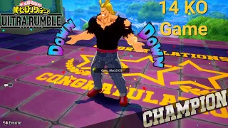All Might destroys solo lobbies 14 KO game My Hero Ultra Rumble