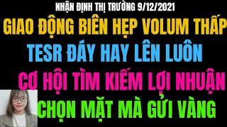 NHẬN ĐỊNH THỊ TRƯỜNG 9/12 THỊ TRƯỜNG DAO DỘNG BIÊN HẸP VOLUM THẤP-KỊCH BẢN NÀO XẢY RA