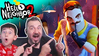 GİZEMLİ EV! HELLO NEIGHBOR KAZIM USTANIN EVİNE GİRDİK! | HELLO NEIGHBOR 2 OYNUYORUZ #2