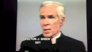 Rare Footage from 1971 • Archbishop Sheen & William F. Buckley, Jr.