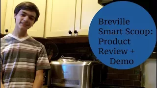 Breville Smart Scoop: Product Review + Demo (Nectarine-Honey Frozen Yogurt)