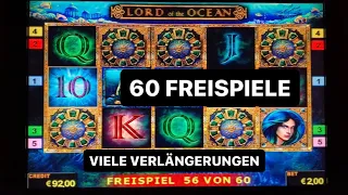 Lord of the Ocean auf 2€ 60 Freispiele 😱 geile Gewinne & Verlängerungen ohne Ende Novoline Spielo