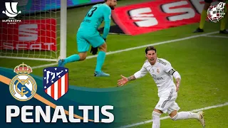 La tanda de penaltis ÍNTEGRA que dio al Real Madrid la victoria en la Supercopa ante el Atleti