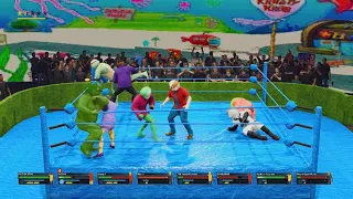 WWE 2K23 royal rumble Sponge bob