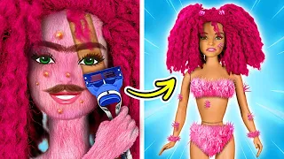 299FRnew MAKEOVER for a BROKE DOLL! Poor Doll Adopted by GIGA RICH Girl trailer