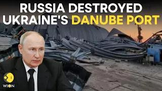 Russian air strike hits Ukrainian port infrastructure on Danube | Russia-Ukraine War LIVE