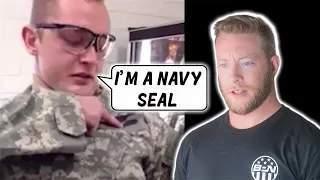 Navy Veteran React to STOLEN VALOR Videos