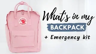 What's In My Backpack + Emergency Kit 2019 (Junior Year)