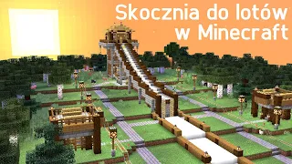 Minecraft - Skocznia narciarska z automatycznym pomiarem odległości