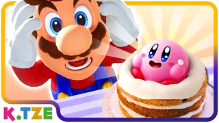 Kirby's SABOTAGE of Mario's Cake 😲😂 Super Mario Odyssey Story