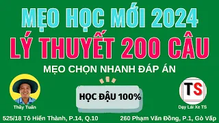 Mẹo Học Lý Thuyết Thi Bằng Lái Xe Máy Hạng A1 Mới 2024- Học Là Đậu - Giáo Án Thầy Tuấn 0899660899 -