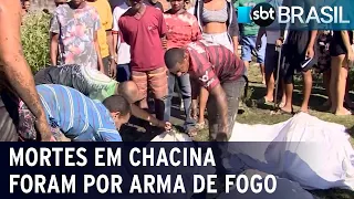 Nove mortes em operação no Complexo do Salgueiro foram por arma de fogo | SBT Brasil (24/11/21)