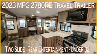 Rear Entertainment Camper 2023 MPG 2780RE trailer by Cruiser RV at Couchs RV Nation - RV Review