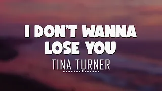 Tina Turner - Don't Wanna Lose You (Lyrics + Vietsub)