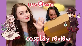 uwowo cosplay review | toilet bound hanako kun cosplay unboxing 👻🎁