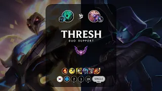 Thresh Support vs Soraka - KR Master Patch 12.21