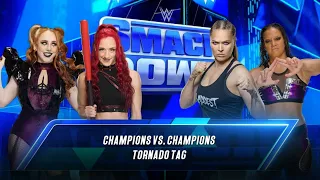 Alba Fyre & Isla Dawn vs Ronda Rousey & Shayna Baszler Smackdown Preview WWE 2K23