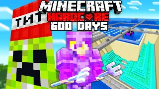 I Survived 600 Days in Hardcore Minecraft... Here's What Happened