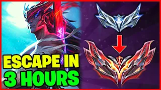 How To ESCAPE Low Elo In 3 Hours With Yone Mid In Season 12 | Yone Guide S12 - League Of Legends