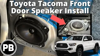2016 - 2024 Toyota Tacoma Front Door Speaker / Tweeter Install