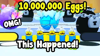 I Opened 10 Million New Eggs And Hatched This On Camera In Pet Simulator 99!