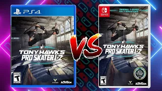 Tony Hawk Pro Skater 1+2 Comparison- PS4 vs Nintendo Switch