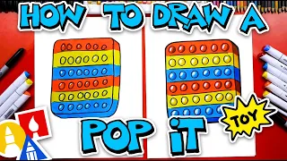 How To Draw A Pop It Toy