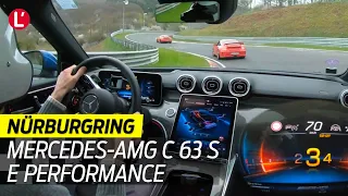 2024 Mercedes-AMG C 63 S chasing Porsche GT3 at the Nurburgring nordschleife (997, 991 & 992)