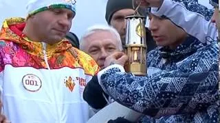 В Белгород прибыл олимпийский огонь