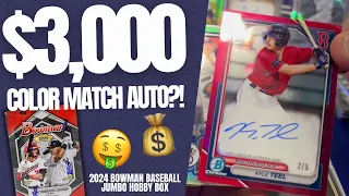 OUR BIGGEST HIT EVER? HUNTING FOR DYLAN CREWS! 2024 Bowman Baseball Jumbo Hobby Box | Card Curiosity