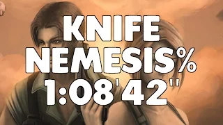 Resident Evil 3 - Knife Only All Nemesis Kills Speedrun - 1:08'42"