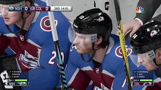 NHL 18 Gameplay Nashville Predators vs. Colorado Avalanche (WCQF Game 3)