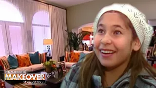 Watch Lizzie's emotional reaction to her new home ! | Extreme Makeover Home Edition