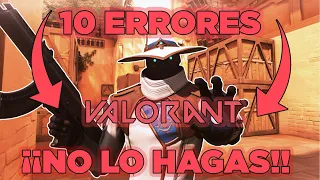 10 ERRORES QUE HACES EN VALORANT