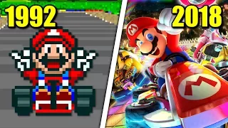 Evolution of Mario Kart Games (1992 - 2018)